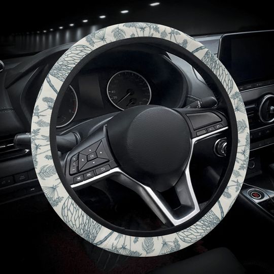 Discover Dragonfly Steering Wheel Cover for Women