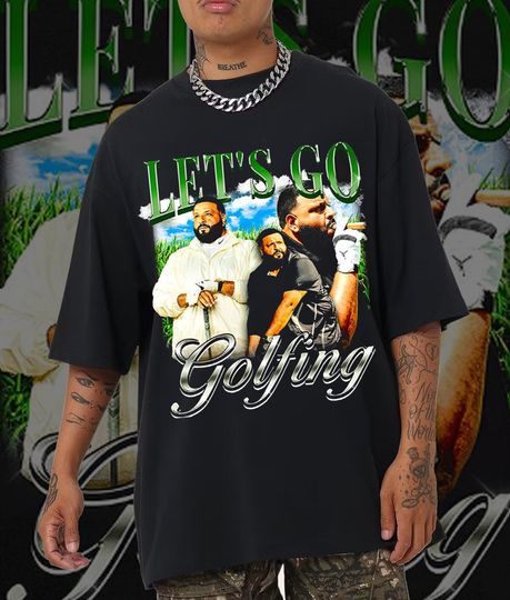 Discover Vintage Lets Go Golfing DJ Khaled T-Shirt, God Did Shirt