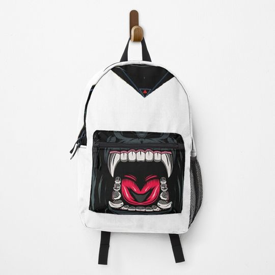 Discover Gorilla, gorilla head, cartoon Backpack
