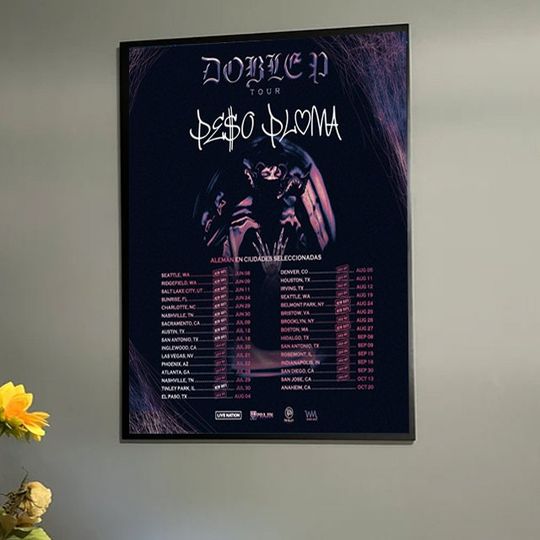 Discover Peso Pluma 2023 Tour Poster