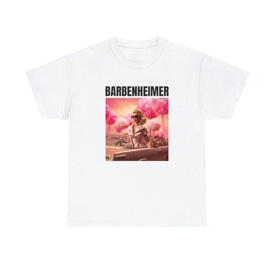 Discover Barbenheimer Tee, Barbie Oppenheimer T-Shirt