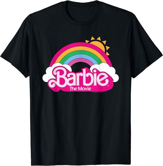 Discover Barbie The Movie - Rainbow Logo T-Shirt