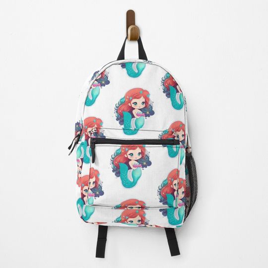 Discover The little cute mermaid Backpack