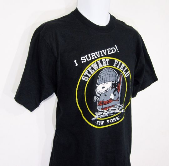 Discover Vintage "I Survived Stewart Field" New York Snoopy T-Shirt