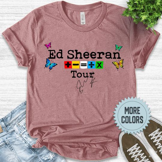 Discover The Mathematics Tour Shirt, Ed Shee Concert Shirt, Sheerious Gift