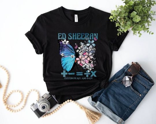 Discover Custom Mathematics Tour Shirt, Butterfly Tshirt, Butterfly Equals Tour shirt