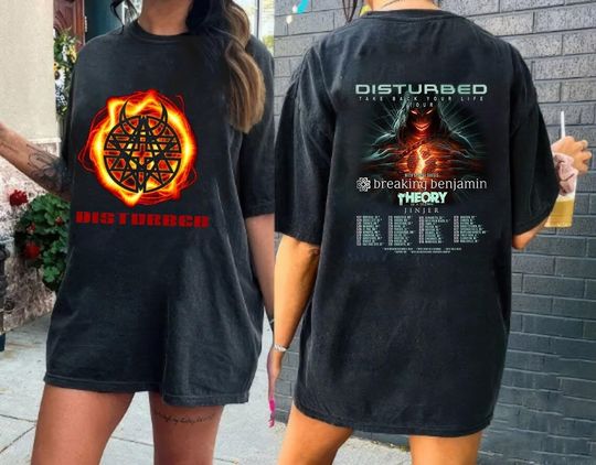 Discover Take Back Your Life Tour Shirt, Disturbed Band Fan Shirt