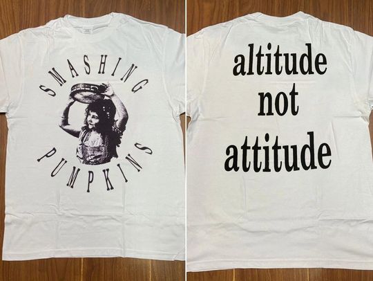 Discover Smashing Pumpkins Altitude Not Attitude Tour 90s T-Shirt