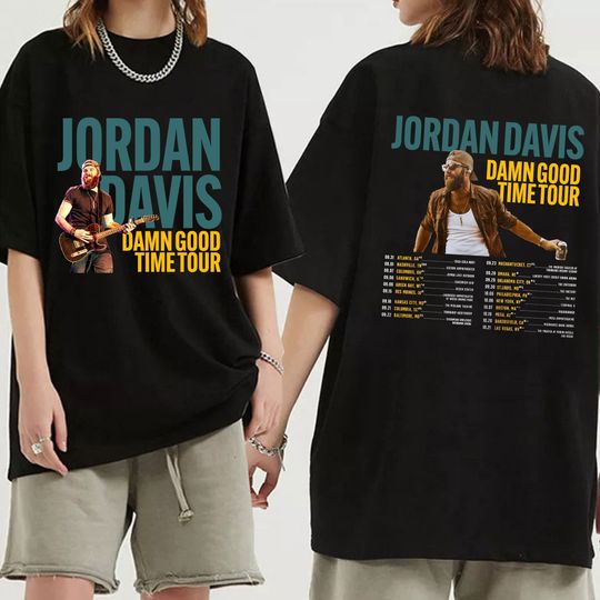 Discover Jordan Davis Damn Good Time Tour 2023 Shirt