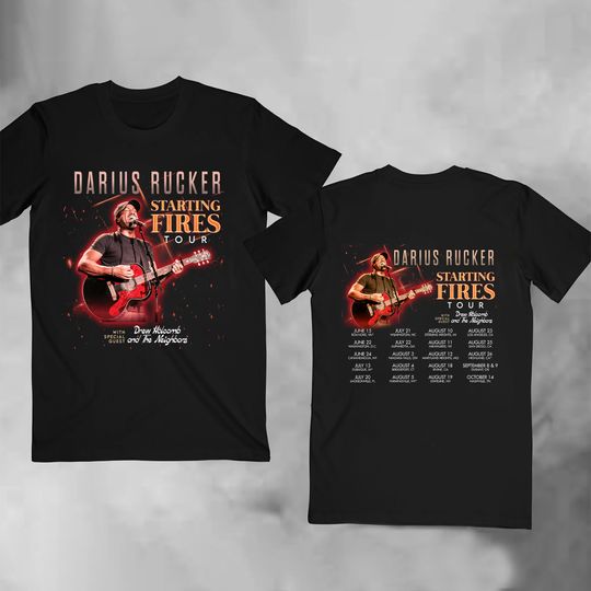 Discover Darius Rucker Tour 2023 Shirt , Darius Rucker T-shirt