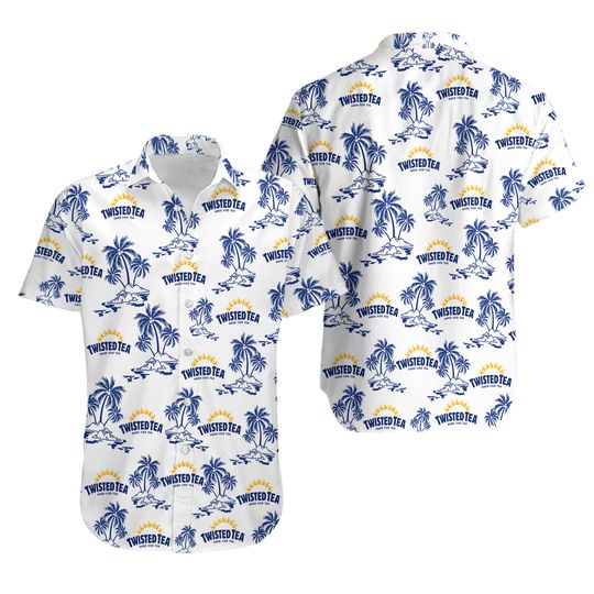 Discover Twisted Tea Hawaiian Shirt, Summer Pattern Hawaiian