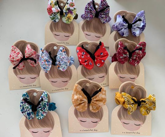 Discover Butterfly Hair Ties, Flowers Headwear Styling