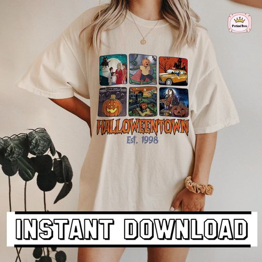 Discover Halloween Town Est 1998 Shirt, Halloweentown and Chill Shirt