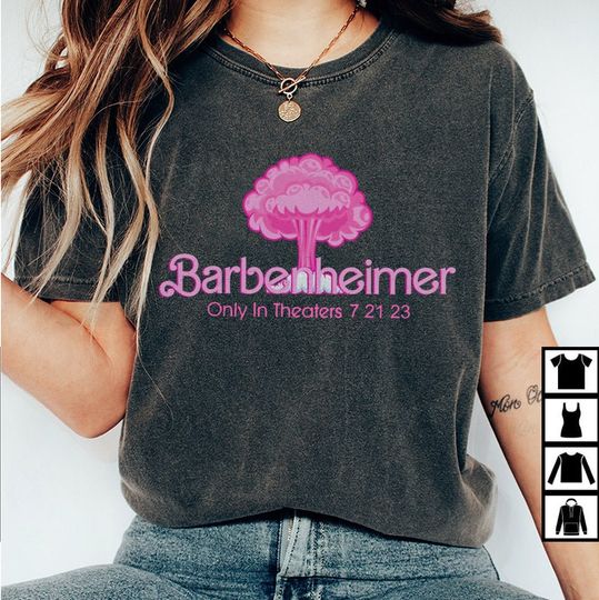Discover Barbenheimer T-Shirt, Barbie Oppenheimer Tee