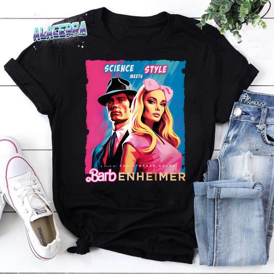 Discover Science Meet Style Barbenheimer Murphy Margot Robbie Vintage T-Shirt