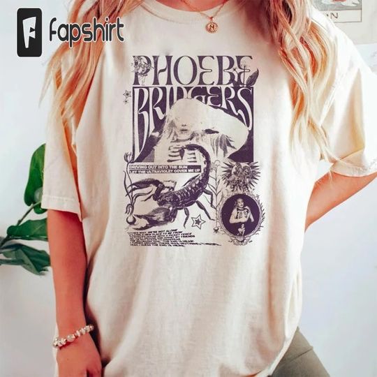 Discover Vintage Phoebe Bridgers Tour Shirt, I Know The End Lyric Tee, Phoebe On Tour