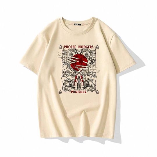 Discover Phoebe Bridgers Shirt, Punisher T-shirt, Phoebe Bridgers On Tour Shirt