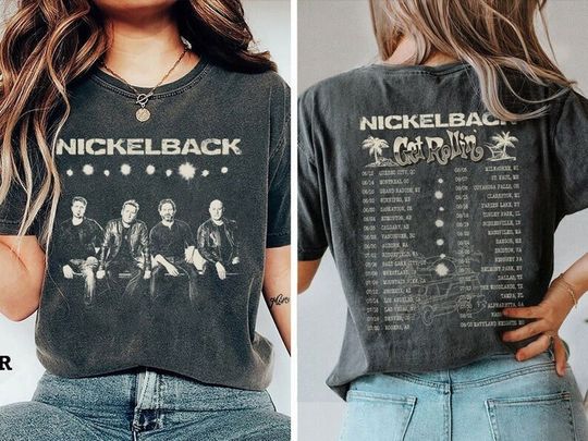 Discover Nickelback Music Shirt, Merch Vintage Get Rollin' Tour 2023 Tickets Album