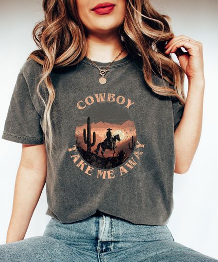 Discover Vintage Western Shirt, Take Me Away, Cowboy Shirt