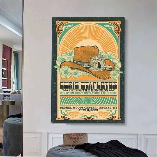 Discover Chris Stapleton Bethel Woods Center Concert July 6 2023 Poster