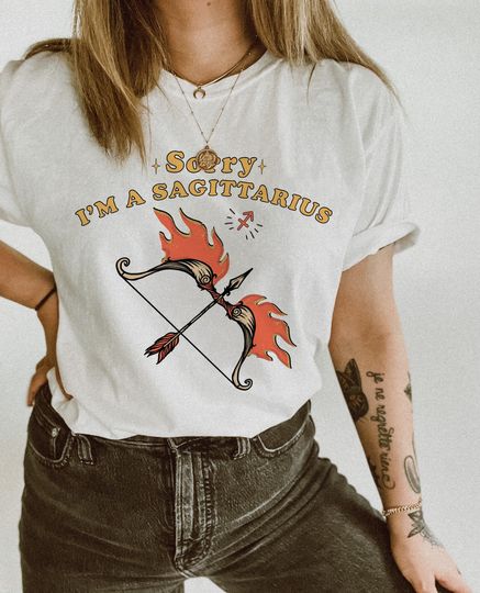 Discover Sagittarius Shirt Sagittarius Gift Astrology Shirt