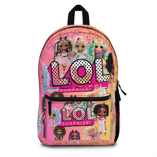 Discover backpack, back to school, cute backpack, lol book bag, Barbie doll