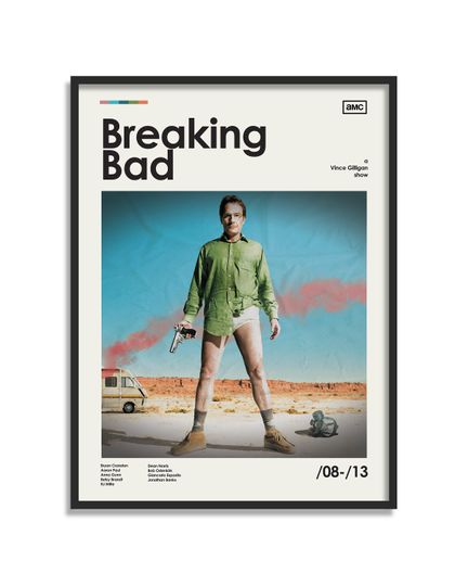 Discover Breaking Bad Vintage Poster
