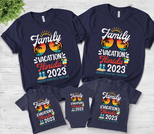 Discover Family Florida Vacation Shirts 2023 - Making Memories