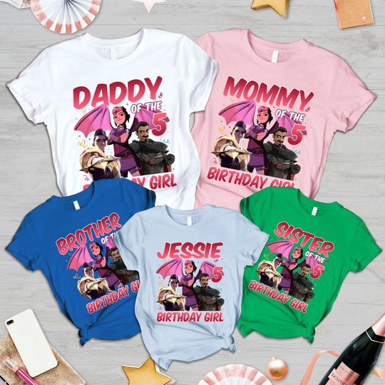Discover Nimona Family Shirt - Matching Birthday Celebration