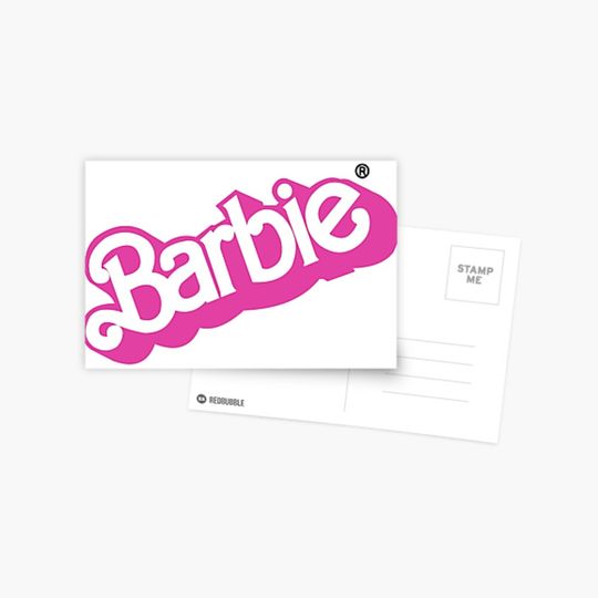 Discover Barbie Classic Logo | Postcard