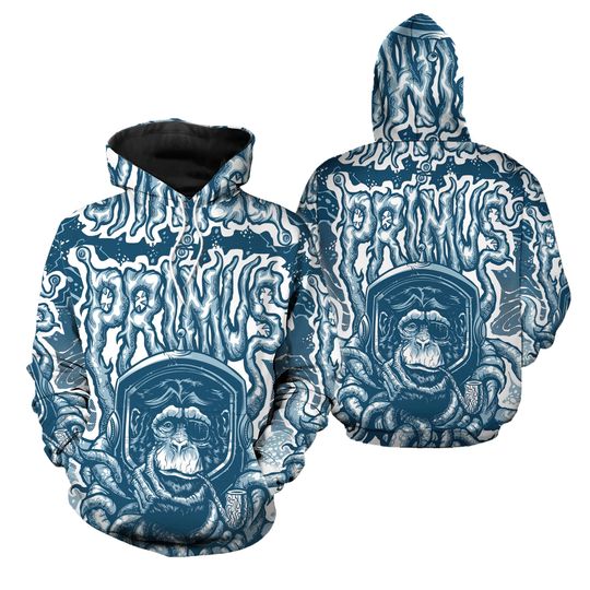 Discover Primus Hoodies 3D, Monkey Hoodie 3D, Primus Monkey Hoodie