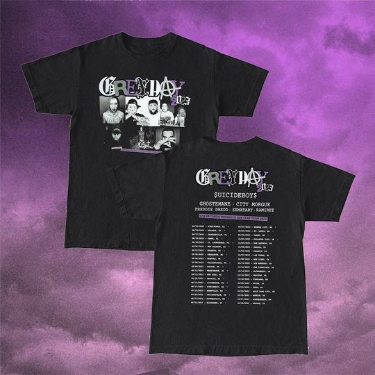 Discover Grey Day Tour 2023 Suicideboy Shirt