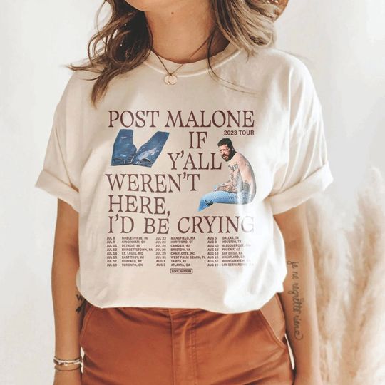 Discover Post Malone Concert Fan Shirt