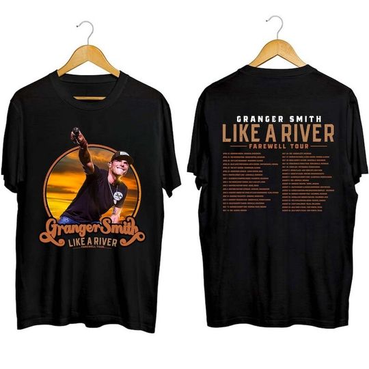 Discover Granger Smith Like A River Farewell Tour 2023 Shirt, Granger Smith 2023 Shirt