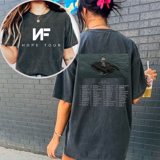 Discover NF Hope Tour 2023 Double Sided Shirt