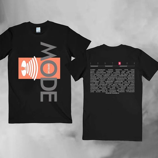 Discover Vintage Depeche Mode 1987-1988 Music For The Masses Tour T-Shirt
