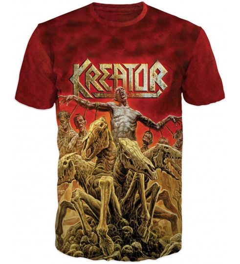 Discover 3D Cool Tshirt for Kreator All Fans