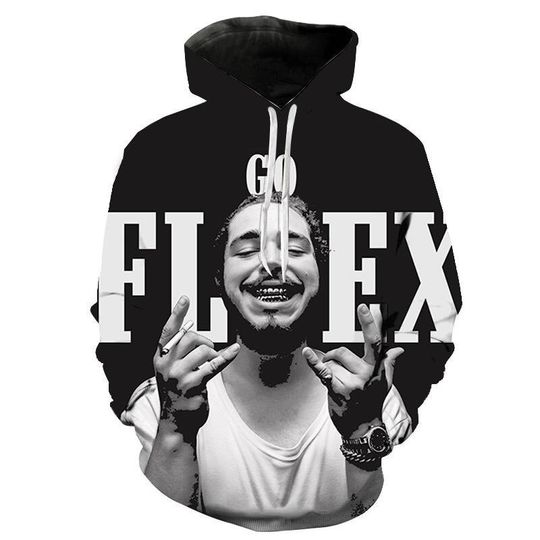 Discover Post Malone 3D All Over Print Pullover Hoodie