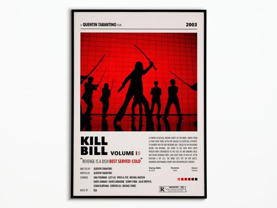 Discover Kill Bill Movie Poster 2003, Movie Poster Quentin Tarantino