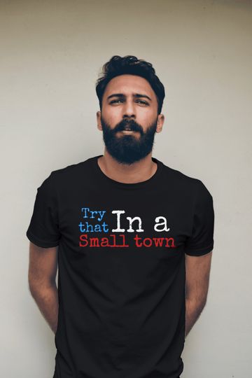 Discover ry That In A Small Town Scripted - Lyric shirt, Jason Aldean tee