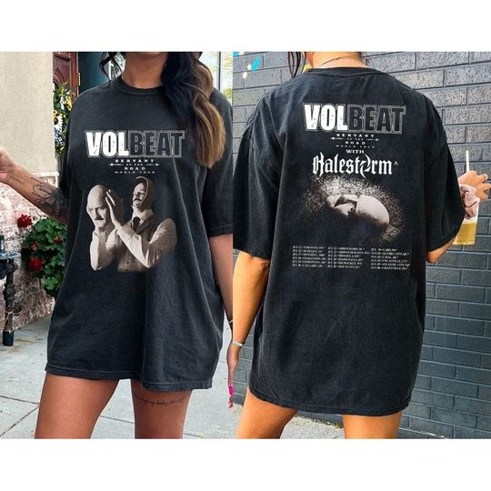 Discover Servant Of The Road World Tour 2023 Shirt, Volbeat 2023 Tour Shirt