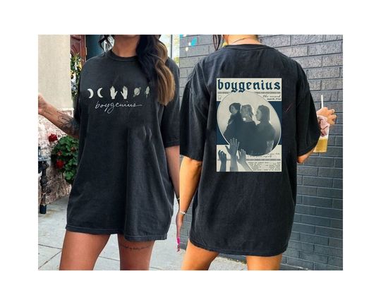 Discover The Record Boygenius Shirt, Boygenius 90s Vintage Shirt, The Record Merch T-shirt