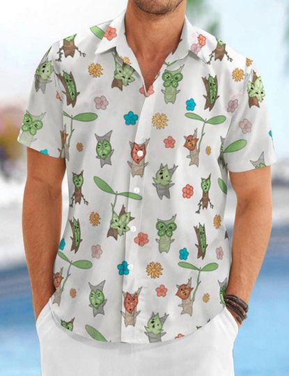 Discover Zelda Majora And Korok Hawaiian Shirt