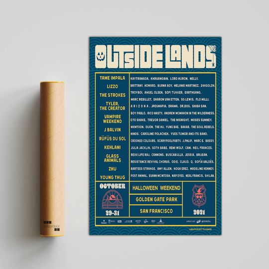 Discover The  Outside Lands Poster