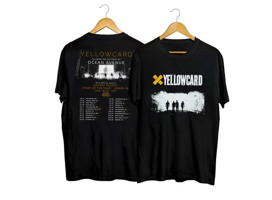 Discover Yellowcard Music Band Shirt, Vintage Yellowcard Music Concert 2023