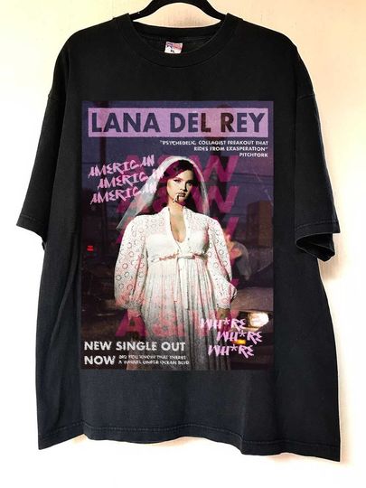Discover Lana Del Rey Album A&W T-shirt