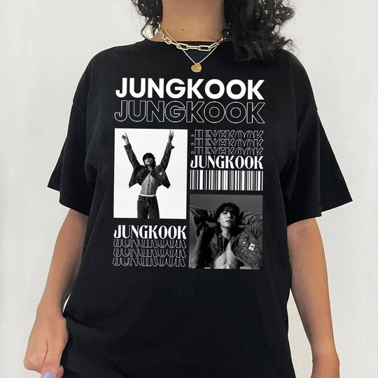 Discover Jungkookie Graphic 90s Tshirt,Jungkook Bts Shirt, Vintage JungKook 90s Bootleg Shirt