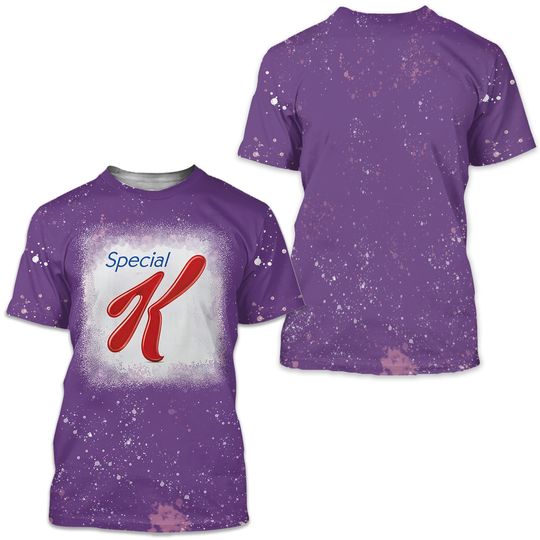 Discover Special K Breakfast Cereal Bleached 3D T shirt