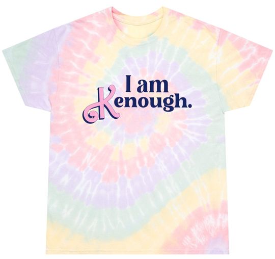 Discover I Am Kenough T-Shirt, Tie Dye Ken T-Shirt, Ken Shirt, Kenough Tee, Barbi