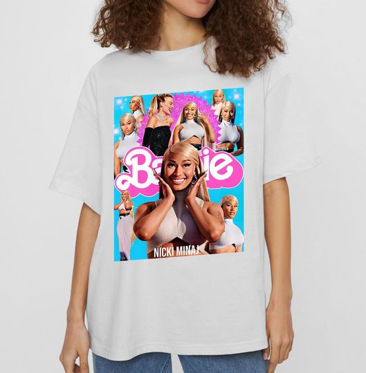 Discover Nicki Minaj Barbie World T Shirt, Its Barbie Bitch Nicki Minaj 90s t shirt